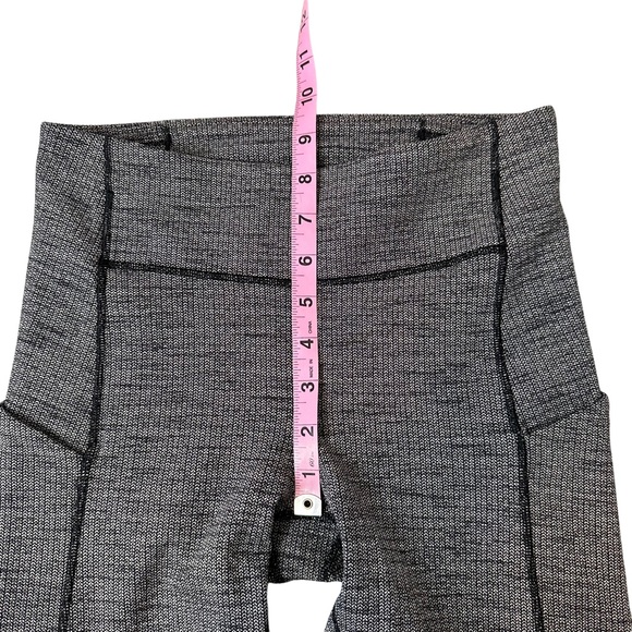 Lululemon | Speed Up Tight Full On Luxtreme Luon Variegated Knit Black Size 6 - Picture 14 of 15